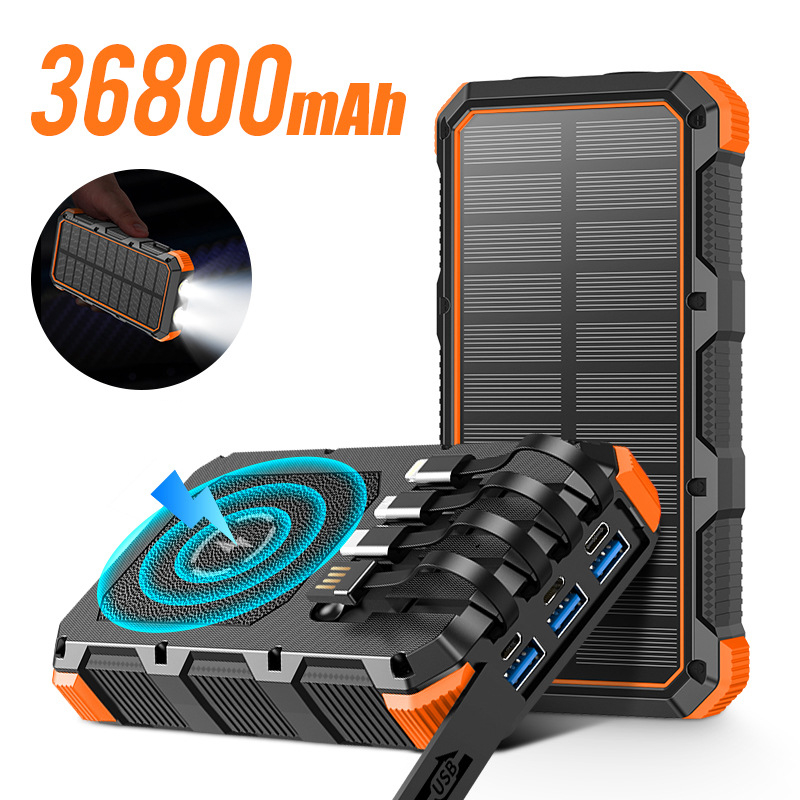 Usb Charger Dynamo - Banca di energia solare 36800mAh con