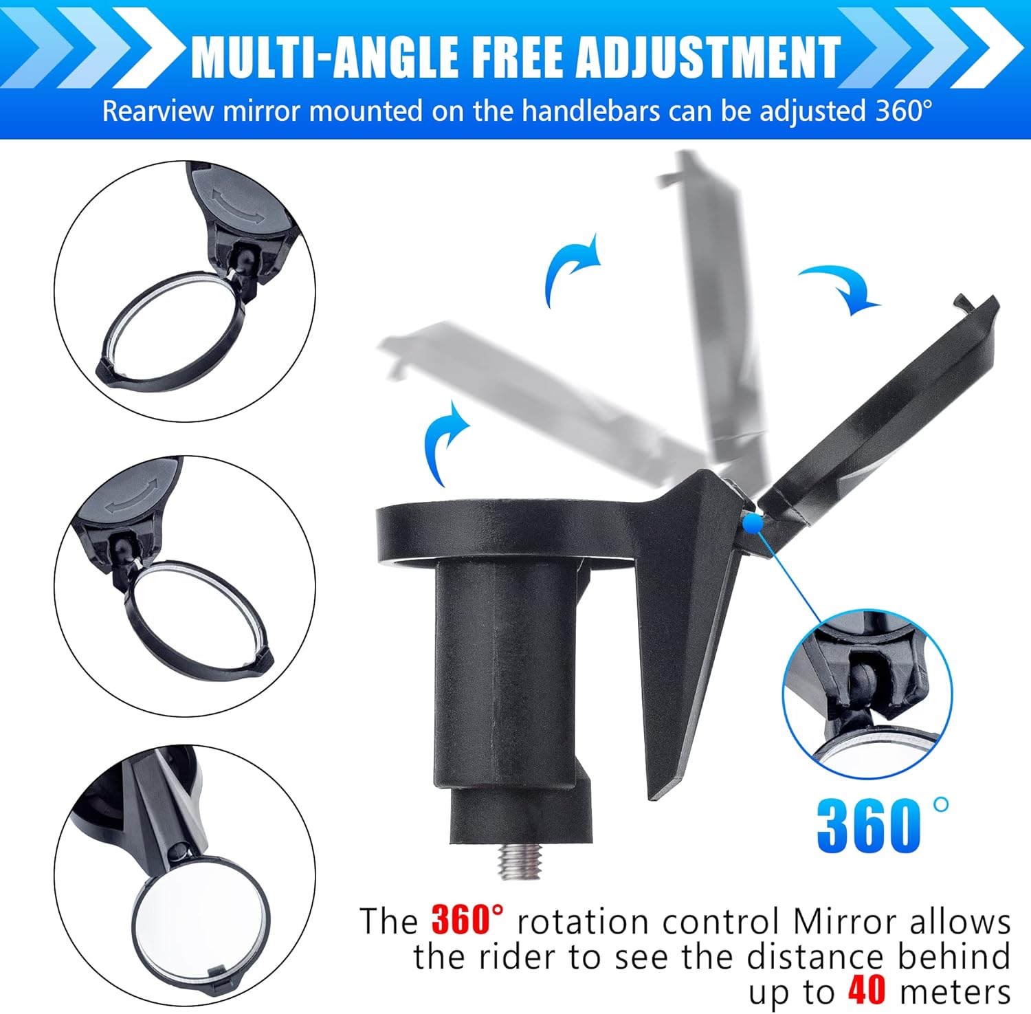 1/2 Pezzi Specchietto Retrovis - Mirror Handlebar Convex recensione e prezzo